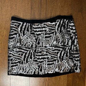 Theory Sequinned Miniskirt Sz. 8